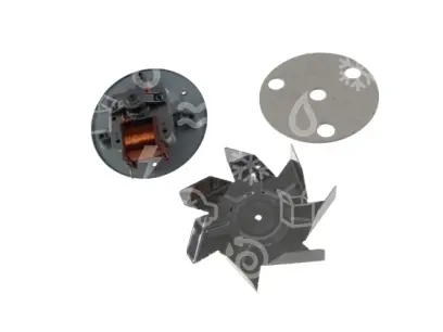 motorek teplovzdušné trouby 32 W, hřídel L = 12 mm, vrtule 150 mm